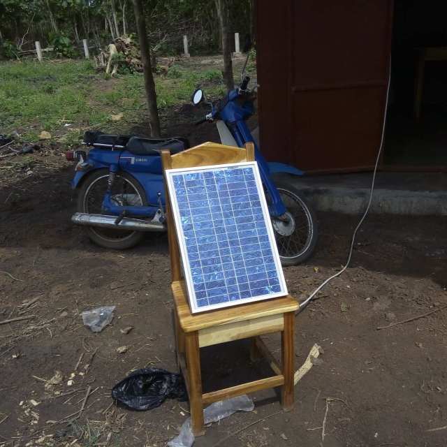 Energie solaire cabane