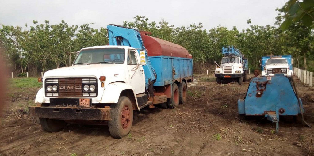 camions de forage