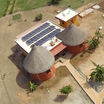 Vue équipement solaire